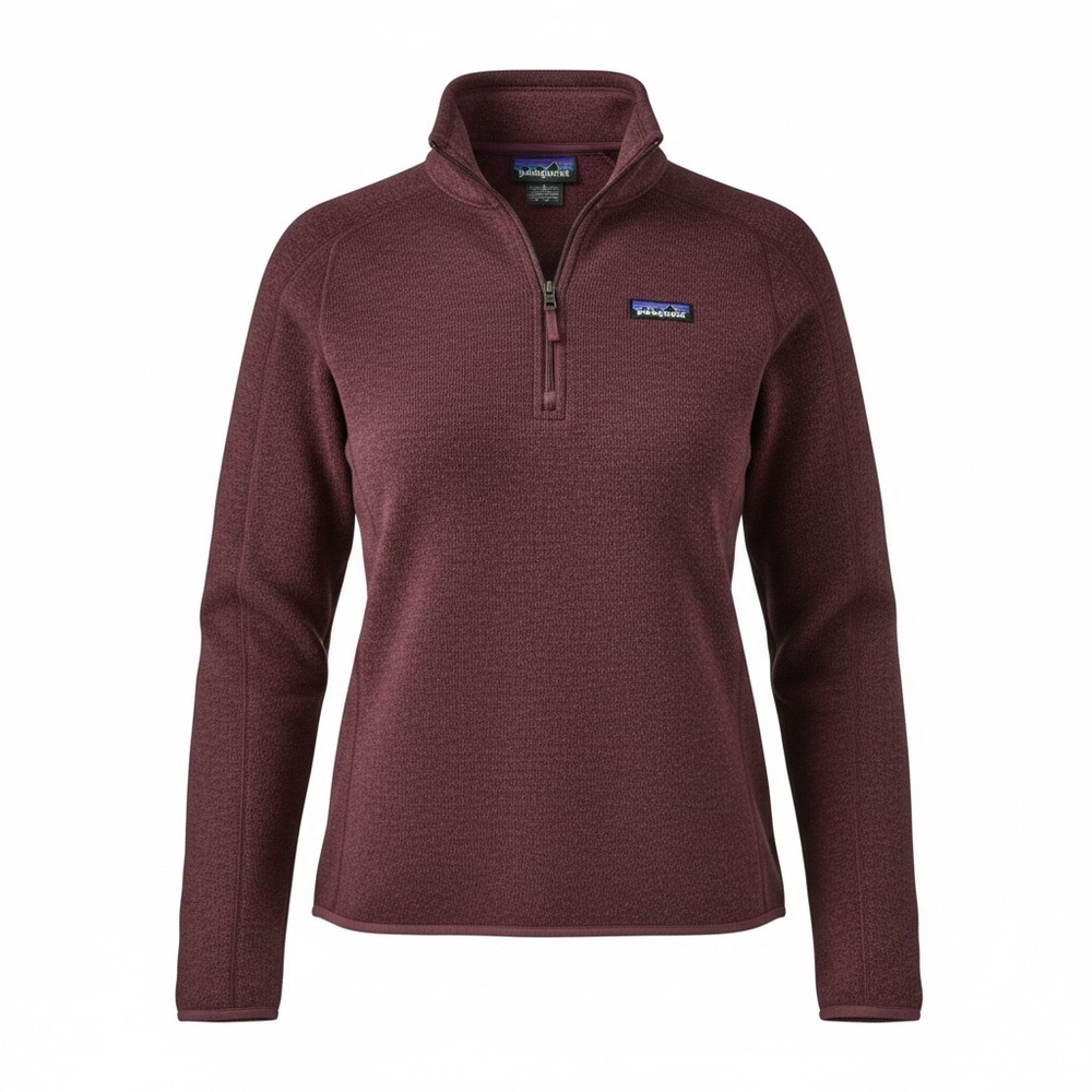 Patagonia Maroon Quarter-Zip Pullover